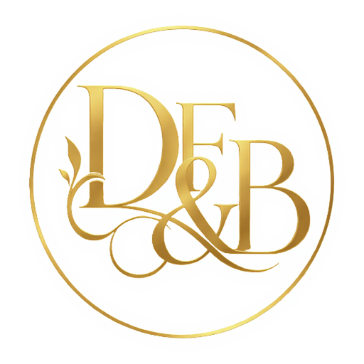 Desi Fashion & Boutique gold monogram